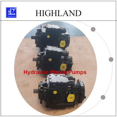 Highland 42Mpa 90ml / R مضخات المكبس الهيدروليكي الإزاحة التحكم الميكانيكي المائي