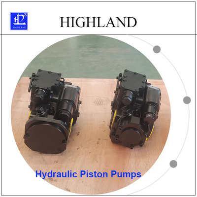 Highland 42Mpa 90ml / R مضخات المكبس الهيدروليكي الإزاحة التحكم الميكانيكي المائي