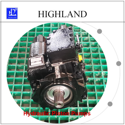Highland 42Mpa 90ml / R مضخات المكبس الهيدروليكي الإزاحة التحكم الميكانيكي المائي
