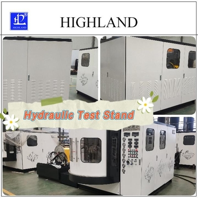 HIGHLAND هيكل مضغوط مقاعد الاختبار الهيدروليكية 380 لتر / دقيقة معدل تدفق 1 سنة ضمان