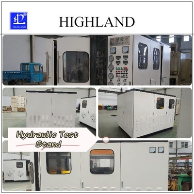 HIGHLAND هيكل مضغوط مقاعد الاختبار الهيدروليكية 380 لتر / دقيقة معدل تدفق 1 سنة ضمان