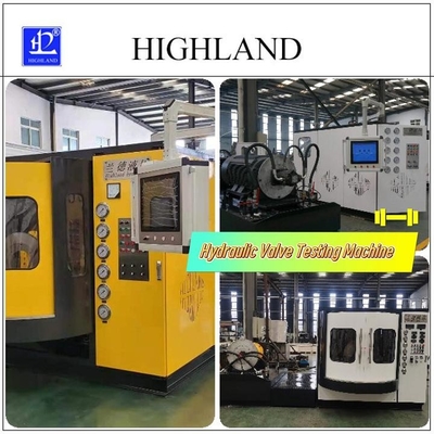 HIGHLAND أوتوماتيكية بالكامل YST380 مقاعد اختبار الصمام الهيدروليكي لأجهزة الحفر الدوارة عملية بسيطة