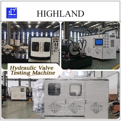 HIGHLAND أوتوماتيكية بالكامل YST380 مقاعد اختبار الصمام الهيدروليكي لأجهزة الحفر الدوارة عملية بسيطة