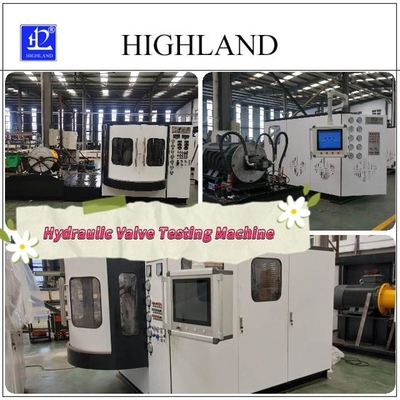 HIGHLAND أوتوماتيكية بالكامل YST380 مقاعد اختبار الصمام الهيدروليكي لأجهزة الحفر الدوارة عملية بسيطة