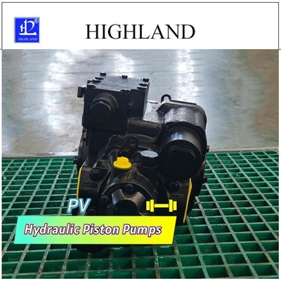 مضخة مكبس هيدروليكي عالية الكفاءة بنسبة 97% من Highland لتطبيقات الخدمة الشاقة