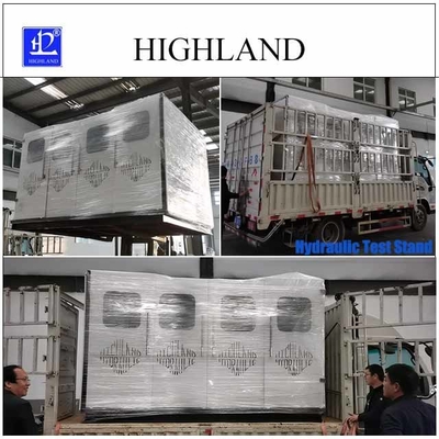 محطات الحفر الدوارة المقاعد الهيدروليكية للاختبار مع هيكل مضغوط 380 لتر / دقيقة اختبار معدل التدفق المحركات الهيدروليكية