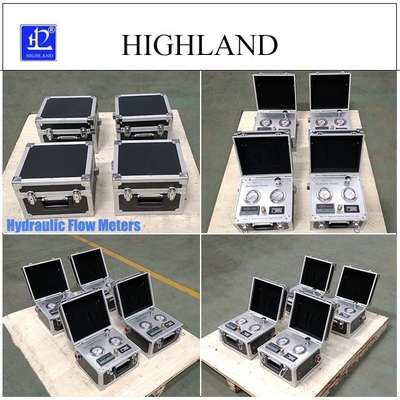 HIGHLAND قياس تدفق دقيق عرض بيانات الاختبار الهيدروليكي لمزيج الاسمنت