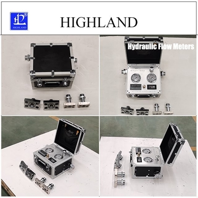 HIGHLAND قياس تدفق دقيق عرض بيانات الاختبار الهيدروليكي لمزيج الاسمنت