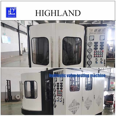 مقاعد اختبار الصمام الهيدروليكي HIGHLAND YST380 مع قياسات دقيقة