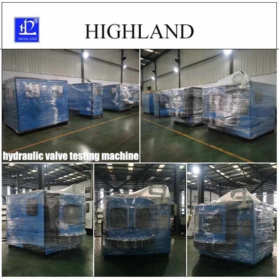 مقاعد اختبار الصمام الهيدروليكي HIGHLAND YST380 مع قياسات دقيقة