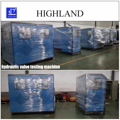 HIGHLAND مقاعد اختبار الصمام الهيدروليكي معدل تدفق 450 لتر / دقيقة أداء موثوق به تخصيص شخصي