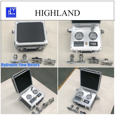 MYHT-1-4 أجهزة قياس التدفق الهيدروليكية مع عرض البيانات لمجموعة درجات حرارة النفط -20C -150C
