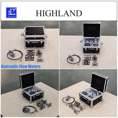 MYHT-1-4 أجهزة قياس التدفق الهيدروليكية مع عرض البيانات لمجموعة درجات حرارة النفط -20C -150C