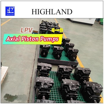 LPV90 ناقلات نقل هيدروستاتيكية مضخة المكبس المحوري 42Mpa ضغط عالي 90ml / R الحد الأقصى للنزوح 3000rpm