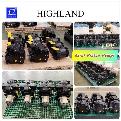 المضخات المكبس المحوري اليدوي والهيدروليكي التحكم المتغير 90cc / R التشغيل
