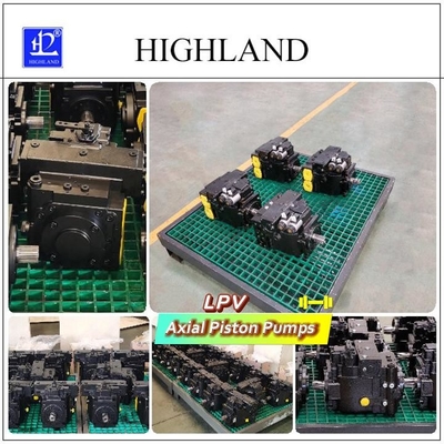 مضخات البستنات الهيدروليكية السوداء الضغط الاسمي 35Mpa ضمان أداء النظام الأمثل
