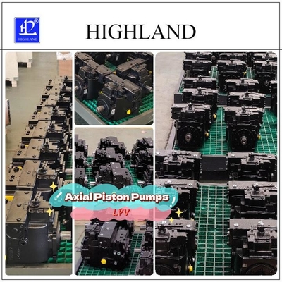 مضخات البستنات الهيدروليكية السوداء الضغط الاسمي 35Mpa ضمان أداء النظام الأمثل