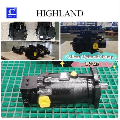 3200rpm السرعة خلاط الاسمنت مضخة البستن الهيدروليكي 35Mpa الضغط الاسمي