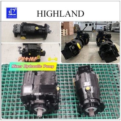 3200rpm السرعة خلاط الاسمنت مضخة البستن الهيدروليكي 35Mpa الضغط الاسمي