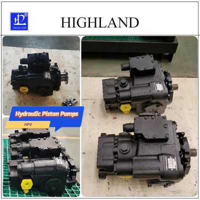 مضخة المكبس المحوري Highland HPV110-MA-R-23 110ml/r 42MPa الضغط العالي للنظام الهيدروليكي للحاصدة الزراعية