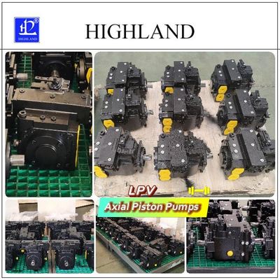مضخة المكبس المحوري Highland HPV110-MA-L-23 110ml/r إزاحة متغيرة عالية الكفاءة لمحرك الحصادة